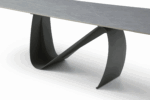 9087 Table Dark gray with 1218 swivel dark gray chair p12870 By ESF Furniture ESF Furniture Mobilia Cleopatra 32 9087 Table Dark gray with 1218 swivel dark gray chair p12870 By ESF Furniture 32