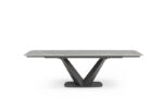 Cloud Table with 1218 swivel gray chairs p13219 By ESF Furniture 28