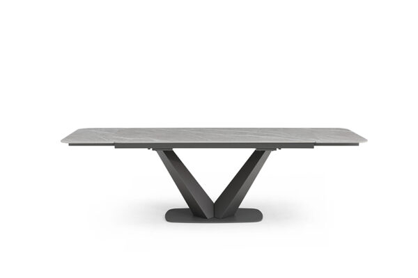 Cloud Table with 1218 swivel gray chairs p13219 By ESF Furniture 16