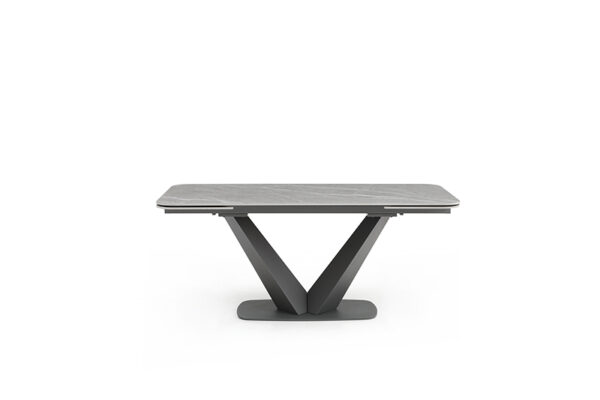 Cloud Table with 1218 swivel gray chairs p13219 By ESF Furniture 17
