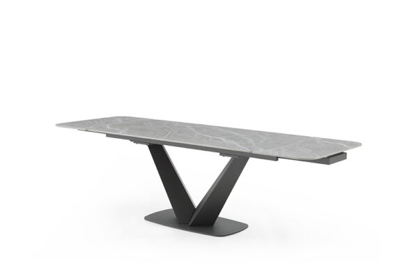 Cloud Table with 1218 swivel gray chairs p13219 By ESF Furniture 18