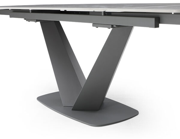 Cloud Table with 1218 swivel gray chairs p13219 By ESF Furniture 21