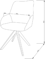 9086 Table with 1327 swivel Chairs p12152 By ESF Furniture 28