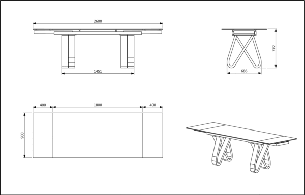 9086 Table with 1327 swivel Chairs p12152 By ESF Furniture 20