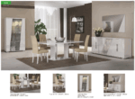 High Gloss Lacquer Lisa Dining Room Set, Italy p8507 By ESF Furniture ESF Furniture Mobilia Cleopatra 40 High Gloss Lacquer Lisa Dining Room Set, Italy p8507 By ESF Furniture 40