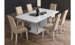 High Gloss Lacquer Lisa Dining Room Set, Italy p8507 By ESF Furniture ESF Furniture Mobilia Cleopatra 41 High Gloss Lacquer Lisa Dining Room Set, Italy p8507 By ESF Furniture 41