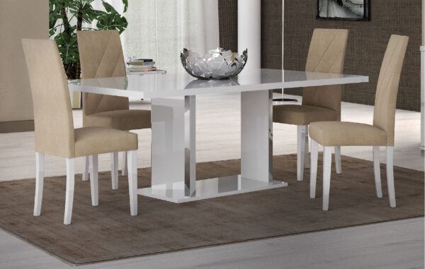 High Gloss Lacquer Lisa Dining Room Set, Italy p8507 By ESF Furniture 24