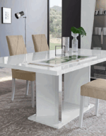 High Gloss Lacquer Lisa Dining Room Set, Italy p8507 By ESF Furniture ESF Furniture Mobilia Cleopatra 43 High Gloss Lacquer Lisa Dining Room Set, Italy p8507 By ESF Furniture 43