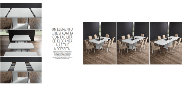 High Gloss Lacquer Lisa Dining Room Set, Italy p8507 By ESF Furniture 26