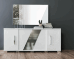High Gloss Lacquer Lisa Dining Room Set, Italy p8507 By ESF Furniture ESF Furniture Mobilia Cleopatra 53 High Gloss Lacquer Lisa Dining Room Set, Italy p8507 By ESF Furniture 53
