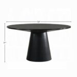 Black Froja Round Dining Table DN01802 By ACME 16