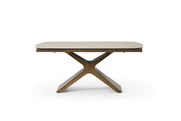 9368 Table Taupe with 1239 Swivel Beige Chairs p12874 By ESF Furniture 20