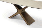 9368 Table Taupe with 1239 Swivel Beige Chairs p12874 By ESF Furniture 38