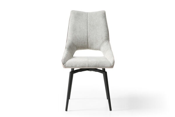 9368 Table Taupe with 1239 Swivel Beige Chairs p12874 By ESF Furniture 27