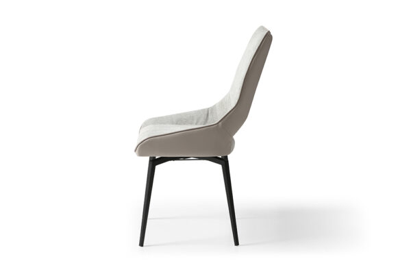 9368 Table Taupe with 1239 Swivel Beige Chairs p12874 By ESF Furniture 29