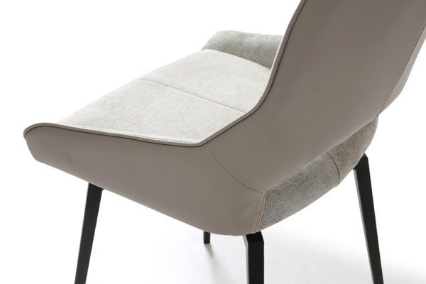 9368 Table Taupe with 1239 Swivel Beige Chairs p12874 By ESF Furniture 31