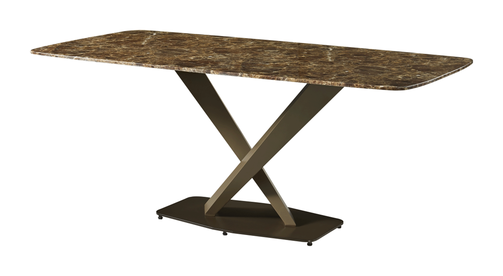 Mat, Shiny 311 Marble Dining Table i27631 By ESF Furniture