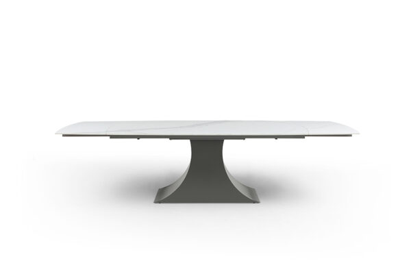 9437 Dining Table with 1218 Swivel Gray Taupe Chairs p13304 By ESF Furniture 14