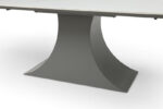 9437 Dining Table with 1218 Swivel Gray Taupe Chairs p13304 By ESF Furniture ESF Furniture Mobilia Cleopatra 26 9437 Dining Table with 1218 Swivel Gray Taupe Chairs p13304 By ESF Furniture 26
