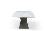 9437 Dining Table with 1218 Swivel Gray Taupe Chairs p13304 By ESF Furniture ESF Furniture Mobilia Cleopatra 27 9437 Dining Table with 1218 Swivel Gray Taupe Chairs p13304 By ESF Furniture 27