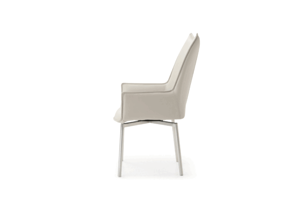 9436 Dining Table with 1218 Swivel Gray Taupe Chairs p13300 By ESF Furniture 19