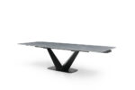 9436 Dining Table with 1218 Swivel Gray Taupe Chairs p13300 By ESF Furniture 26