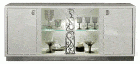 Roma 4-Door Buffet White