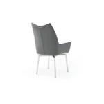 9087 Table Dark Gray with 1218 Swivel Dark Gray Chair