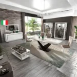 Shiny Elite White Dining Room Set by Camelgroup Italy