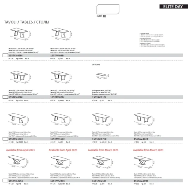Shiny Elite White Dining Room Set by Camelgroup Italy