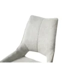 9368 Table Taupe with 1239 Swivel Beige Chairs