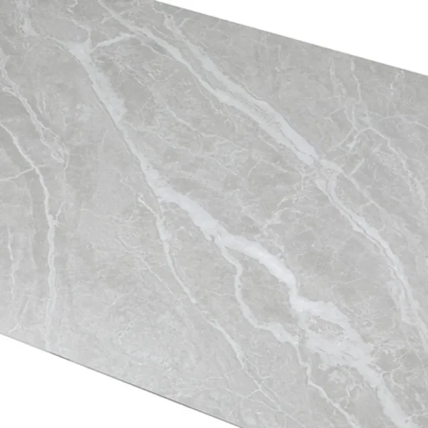 Gray 9422 Dining Table with 1218 swivel Dark gray chairs