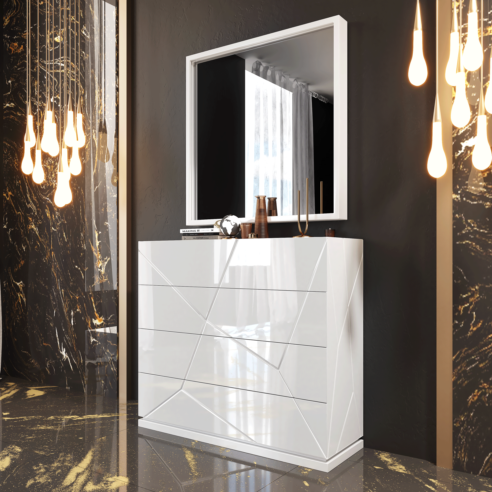 Avanty Single Dresser p13345 By ESF Furniture