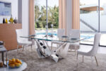Shiny 2061 Table and 6138 Chairs p8512 By ESF Furniture ESF Furniture Mobilia Cleopatra 17 Shiny 2061 Table and 6138 Chairs p8512 By ESF Furniture 17