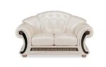 Shiny Leather Apolo Pearl By ESF Furniture 48
