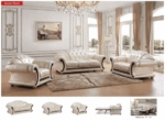 Shiny Leather Apolo Pearl By ESF Furniture 50