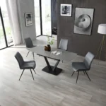 109 Gray Table with 79 Chairs