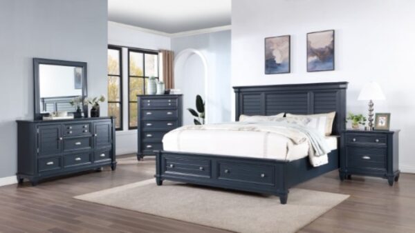 Slate Blue Manzanillo Bed CM7470BL By Furniture of America 9
