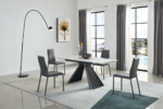 Mat, Shiny 152 Marble Dining Table i27613 By ESF Furniture Luxury Dining Tables Mobilia Cleopatra 18 Mat, Shiny 152 Marble Dining Table i27613 By ESF Furniture 18