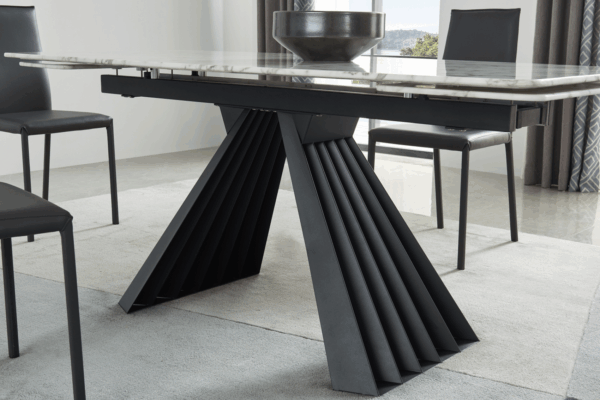 Mat, Shiny 152 Marble Dining Table i27613 By ESF Furniture 14