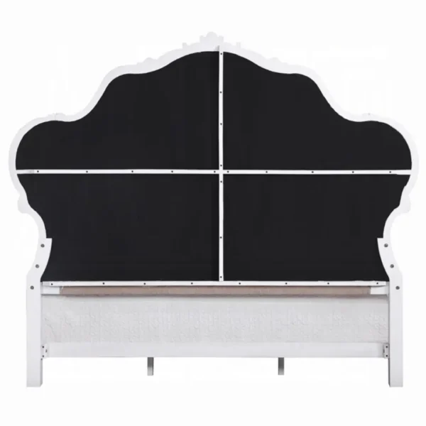 White Wood Latisha Bed By ACME - Image 5
