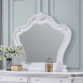 White Latisha Mirror BD02256 By ACME