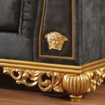 Luxury Gold Finish 3PC Sofa Set HD-3053 By Homey Design Homey Design Special Orders Mobilia Cleopatra 18 Luxury Gold Finish 3PC Sofa Set HD-3053 By Homey Design 18