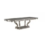 Ariadne Platinum Dining Table With Pedestal By ACME