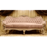 Handmade Silver Pink 5PC Sofa Set 10