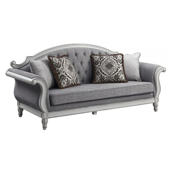 Gray Florian Sofa LV02119 By ACME
