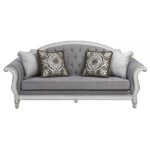 Gray Florian Sofa LV02119 By ACME Luxury Sofas Mobilia Cleopatra 18 Gray Florian Sofa LV02119 By ACME 18