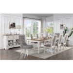 Gray & White Florian Side Chair DN01654 By ACME Dining Chair & Bench Mobilia Cleopatra 20 Gray & White Florian Side Chair DN01654 By ACME 20