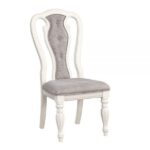 Gray & White Florian Side Chair DN01654 By ACME Dining Chair & Bench Mobilia Cleopatra 16 Gray & White Florian Side Chair DN01654 By ACME 16