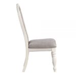 Gray & White Florian Side Chair DN01654 By ACME Dining Chair & Bench Mobilia Cleopatra 18 Gray & White Florian Side Chair DN01654 By ACME 18